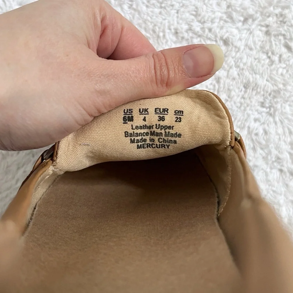 EUC - Dr Scholl’s ‘Mercury’ Leather Horsebit Loafer | Cognac, Size 6